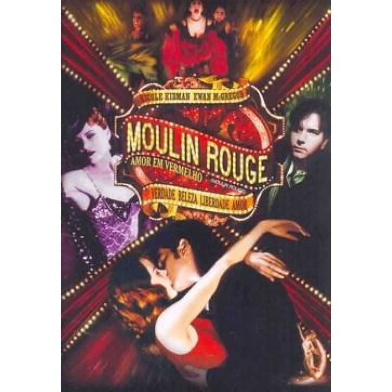 Dvd Moulin Rouge Amor Em Vermelho